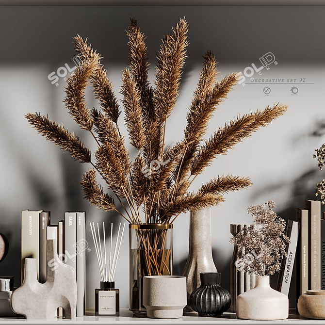 Elegant Decor Set 3D Models 3D model image 3