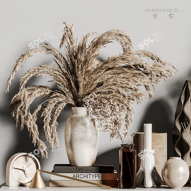 Elegant Decor Set 3D Models 3D model image 5