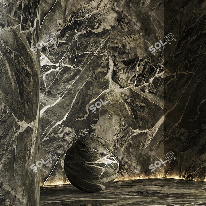 Variety Marble Textures Collection 3D model image 2