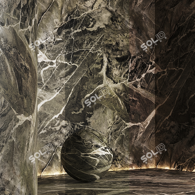 Variety Marble Textures Collection 3D model image 3