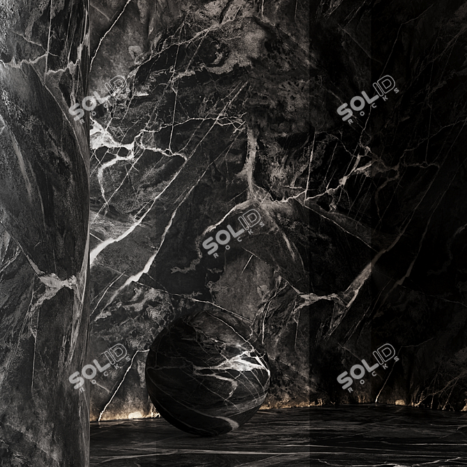 Variety Marble Textures Collection 3D model image 6