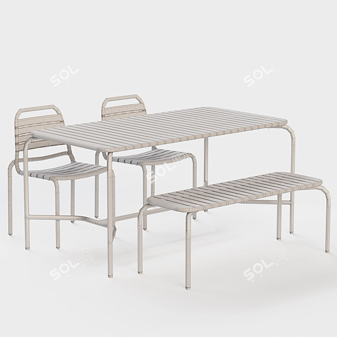 Floyd Outdoor Furniture Set 3D model image 3