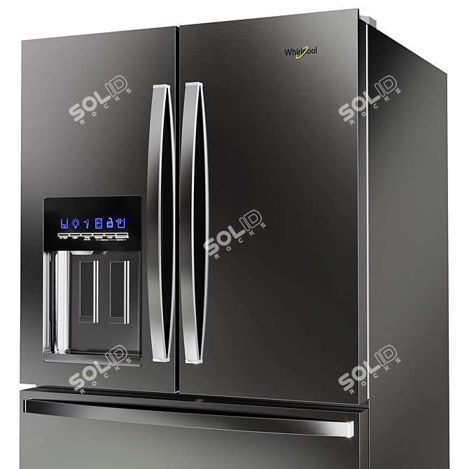 Whirlpool Refrigerator 3D Collection 3D model image 6