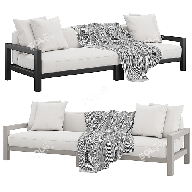 Eichholtz Cap-Antibes Outdoor Sofa 3D model image 4