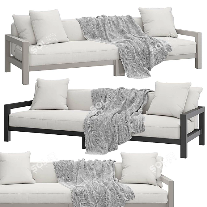 Eichholtz Cap-Antibes Outdoor Sofa 3D model image 11