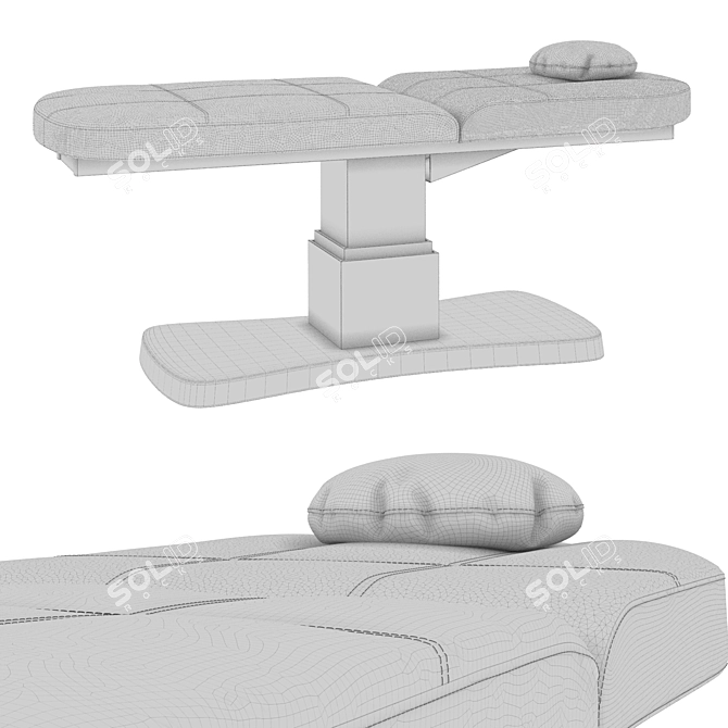 Olivia Massage Bed 3D model image 2