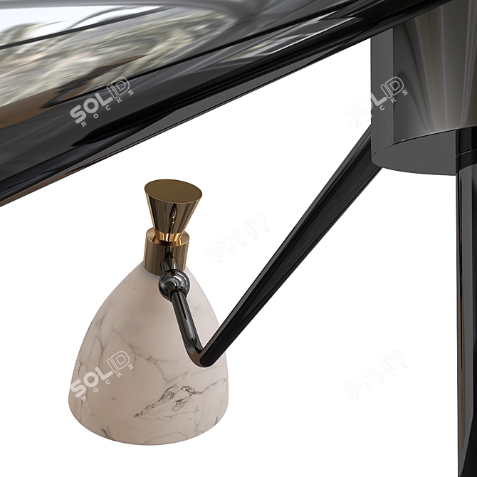 Elegant Cumberland Chandelier Statement Piece 3D model image 2