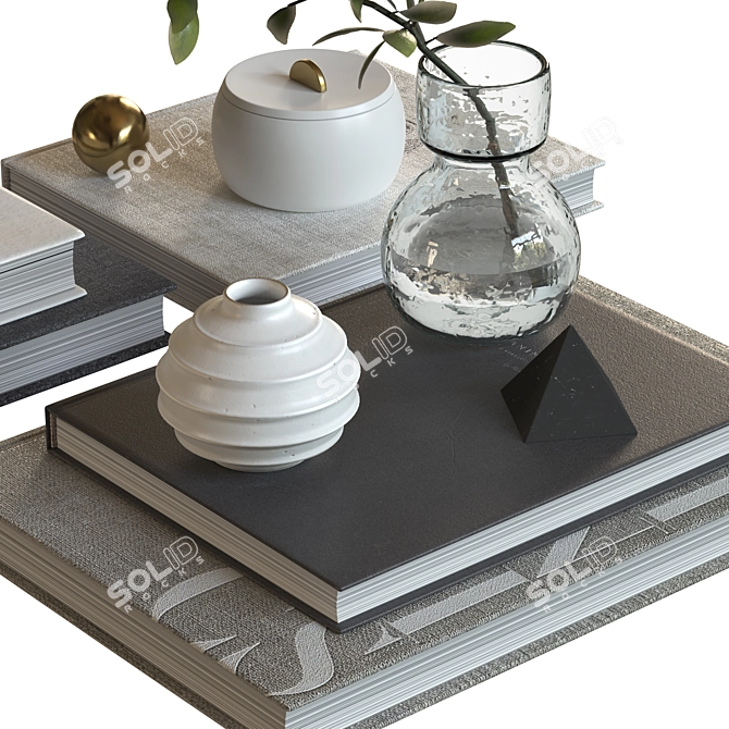 Elegant Decor Set 3D Model 3D model image 3