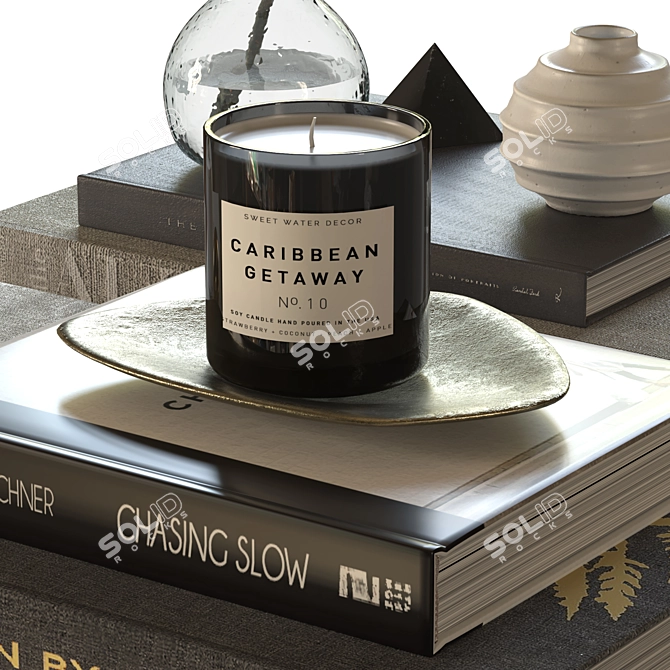 Elegant Decor Set 3D Model 3D model image 4