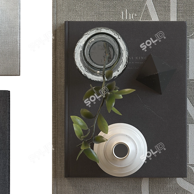 Elegant Decor Set 3D Model 3D model image 5