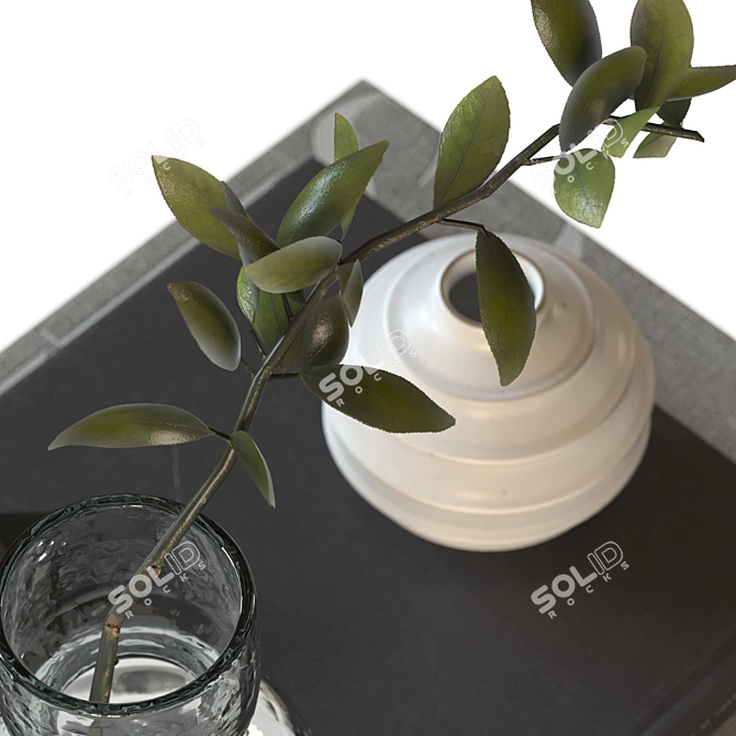 Elegant Decor Set 3D Model 3D model image 6