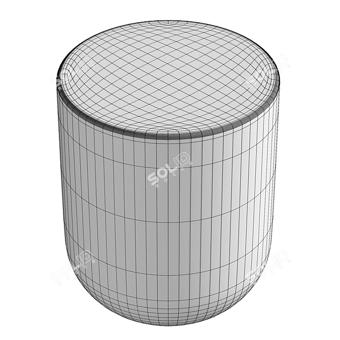 Modern Cloud Side Table - 8192x8192 UVs 3D model image 6