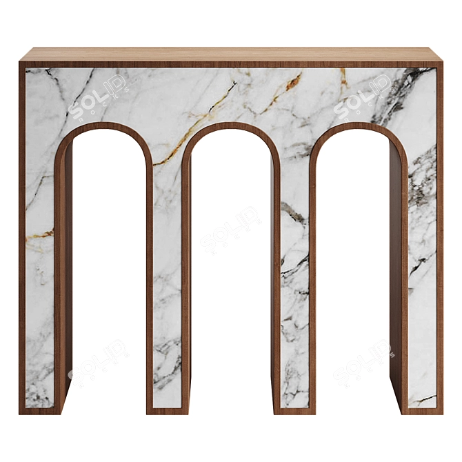 Modena Console by VOLANTE DESIGN 3D model image 5