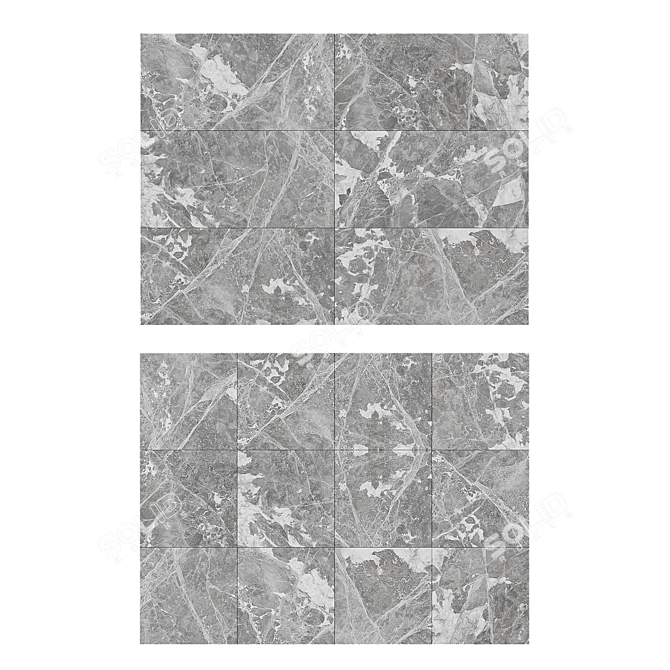 Laparet Lustros Paradiso Gris Tiles 3D model image 2