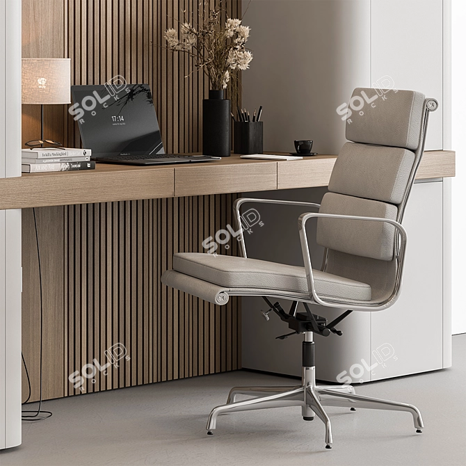 Home Office Furniture Set 3D model image 4