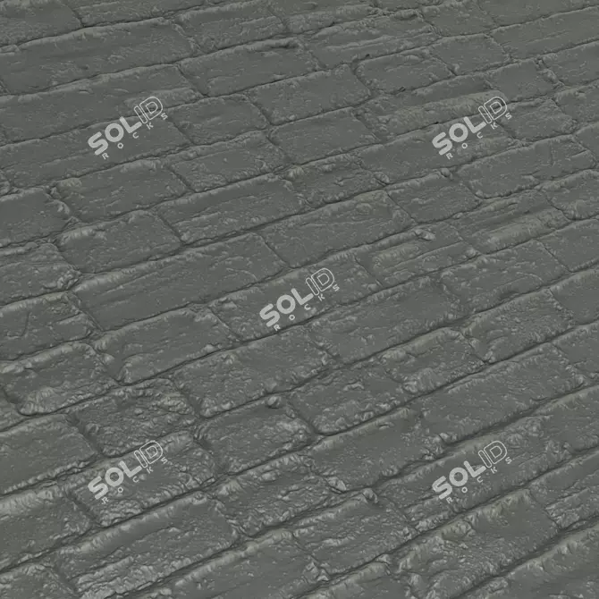 Stone Bricks Texture Set | 2 Types 3D model image 3