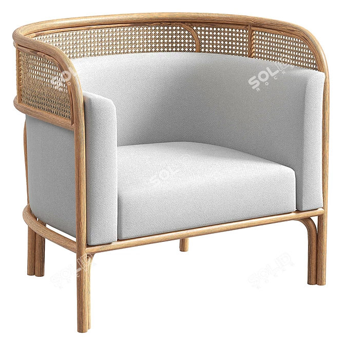 Ultimate Relaxation Chair 3D model image 1