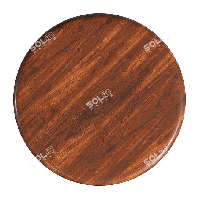 Willow Stool 3D Model Kit 3D model image 4