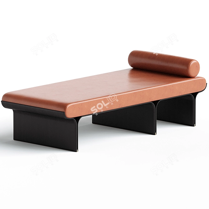 Modern Chaise Lounge by Usona 3D model image 2