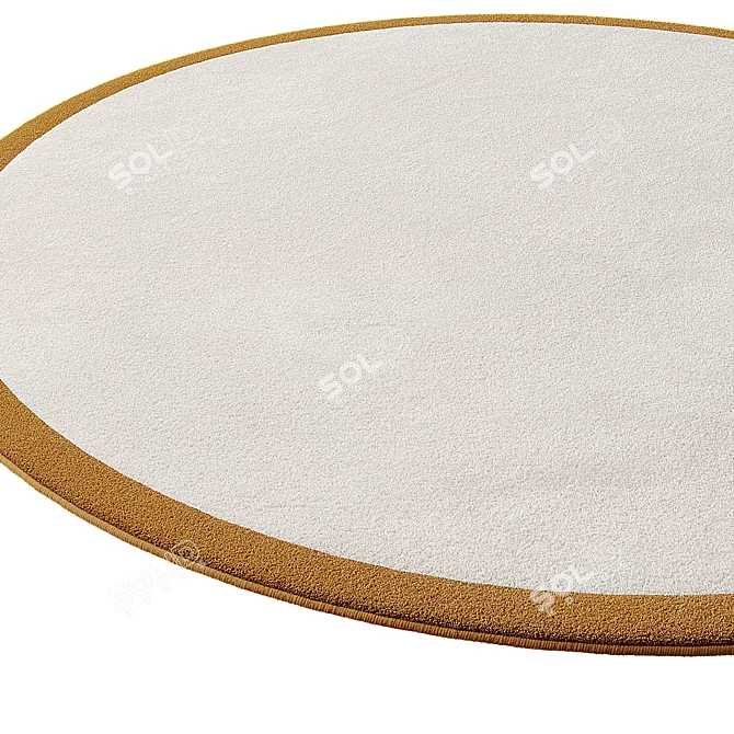 Round Children's Rug Ronoda, La Redoute 3D model image 3