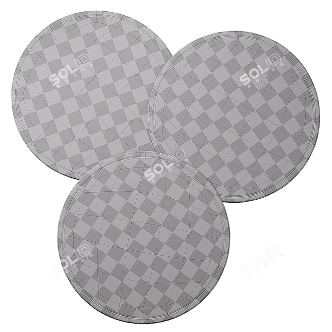 Round Children's Rug Ronoda, La Redoute 3D model image 9