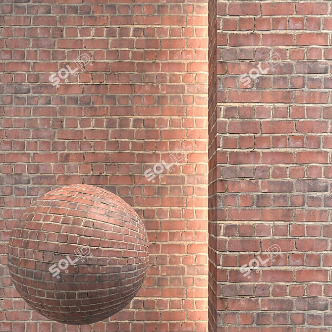 Seamless Brick Texture Pack 3D model image 1