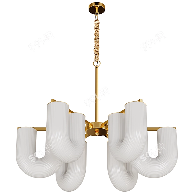 Elegant Chandelier GAUTE 3D model image 4