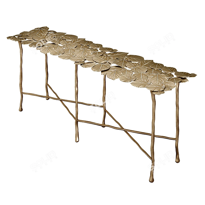  Hamilton Conte Nymphea Console Large 3D model image 2