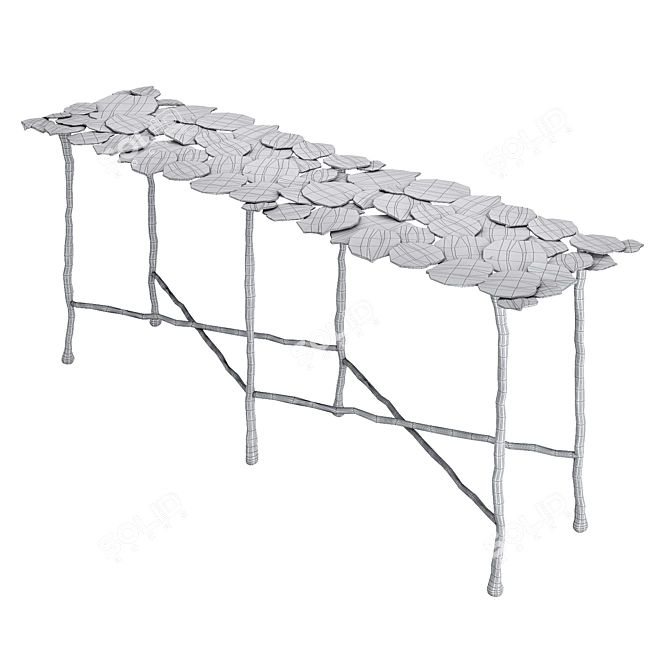  Hamilton Conte Nymphea Console Large 3D model image 3