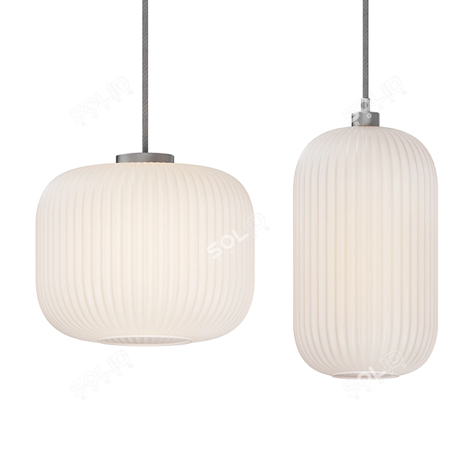 Milford 20 30 Pendant Light 3D model image 1