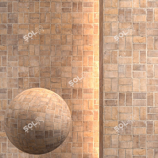 Seamless Pavement Texture Pack 3D model image 1