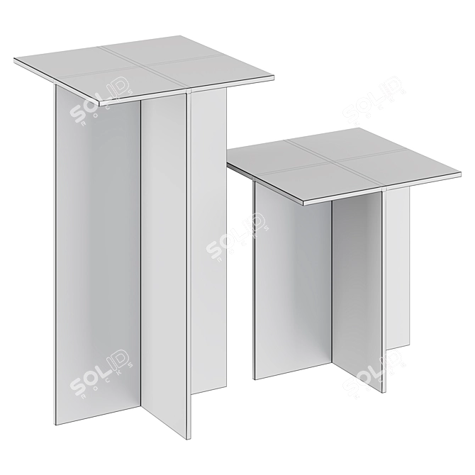 Adjustable Height Exenza Lift Table 3D model image 3