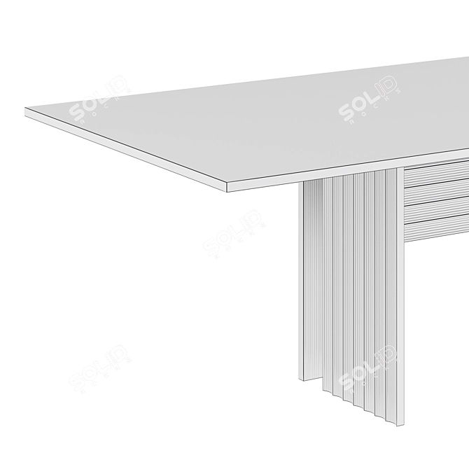 Moroso ROWS | Table 3D model image 3