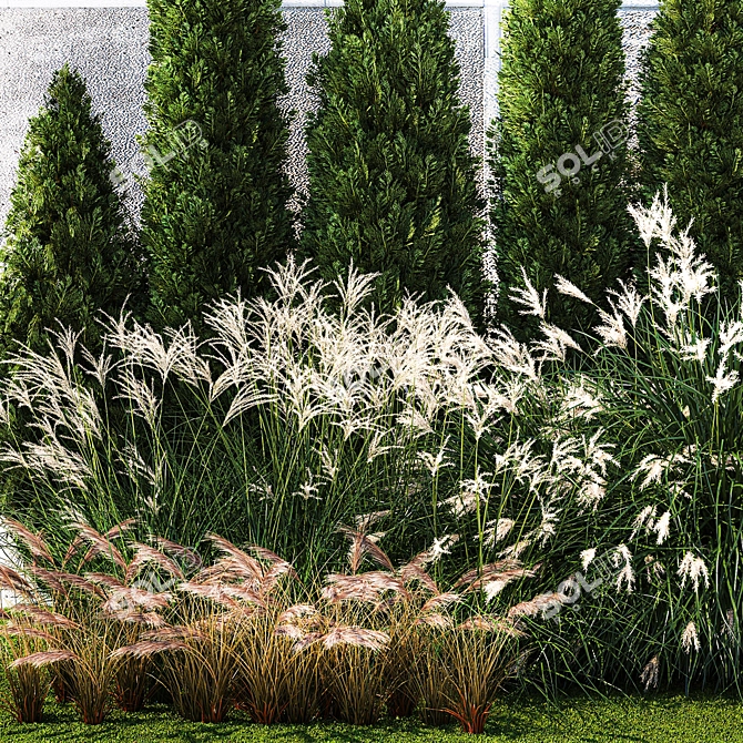 Large Plant Collection for Landscaping 3D model image 4