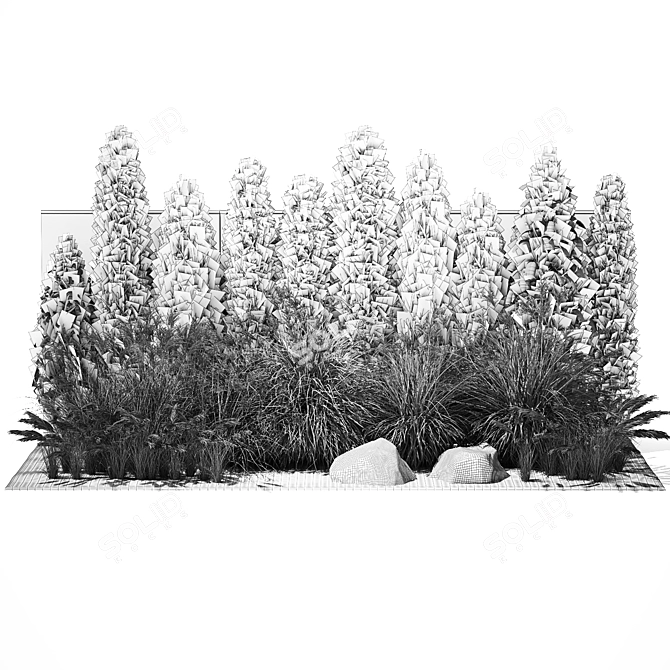 Large Plant Collection for Landscaping 3D model image 7