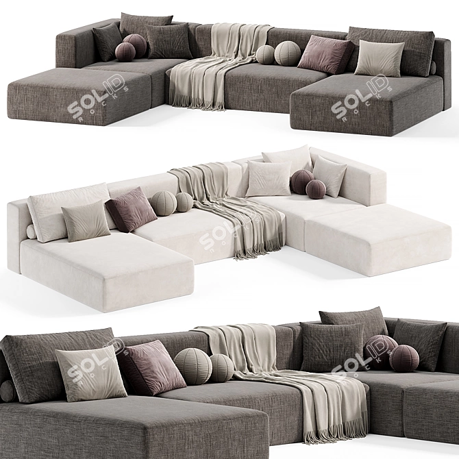 tamamm Modular Sectional Sofa 2015 3D model image 1