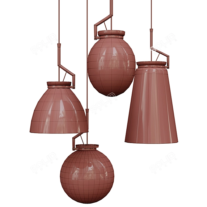 Modern Pendant Lamp LIFE 3D model image 3