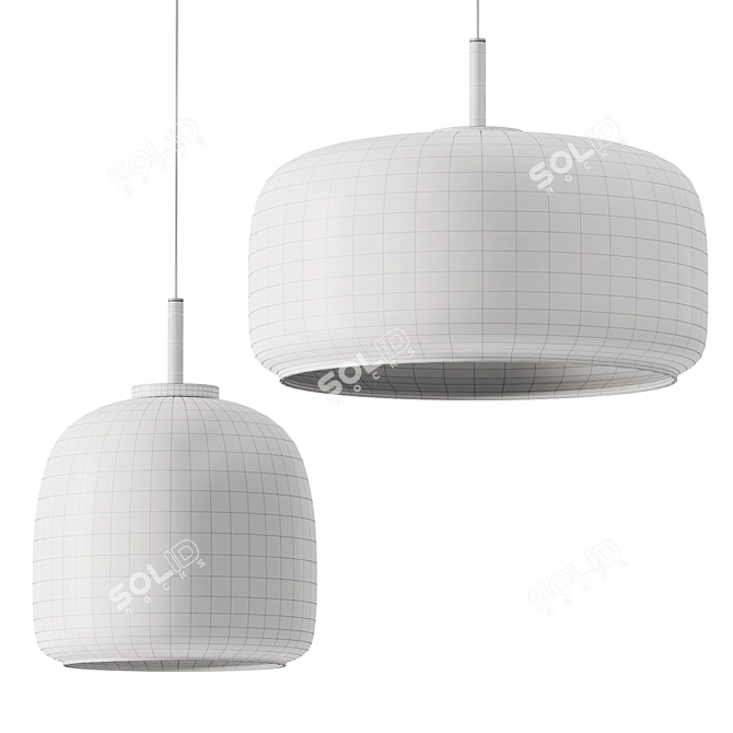 Sleek Design Lamp Nalle 3D model image 3