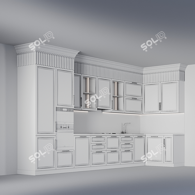 Appliance Kitchen Bundle Set 3D model image 6