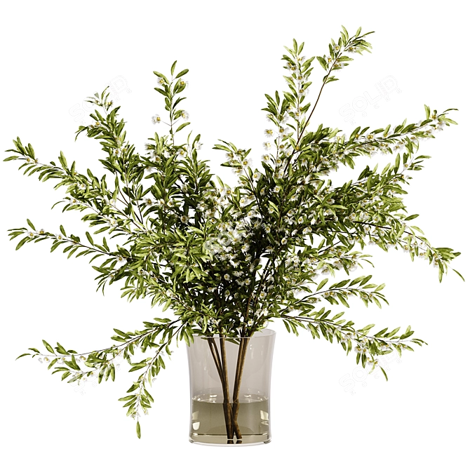 Elegant Bouquet H4 Collection 3D model image 2