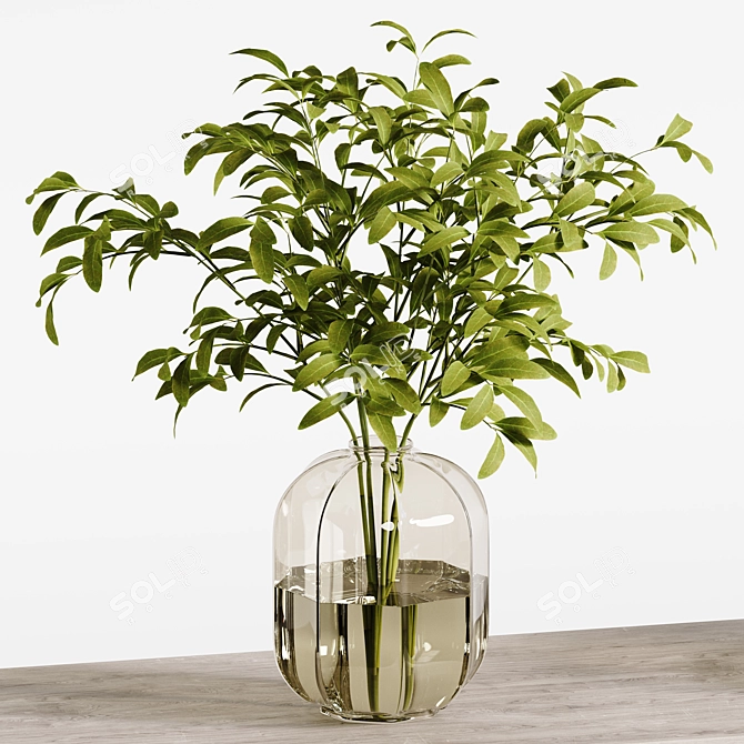 Elegant Bouquet H4 Collection 3D model image 3