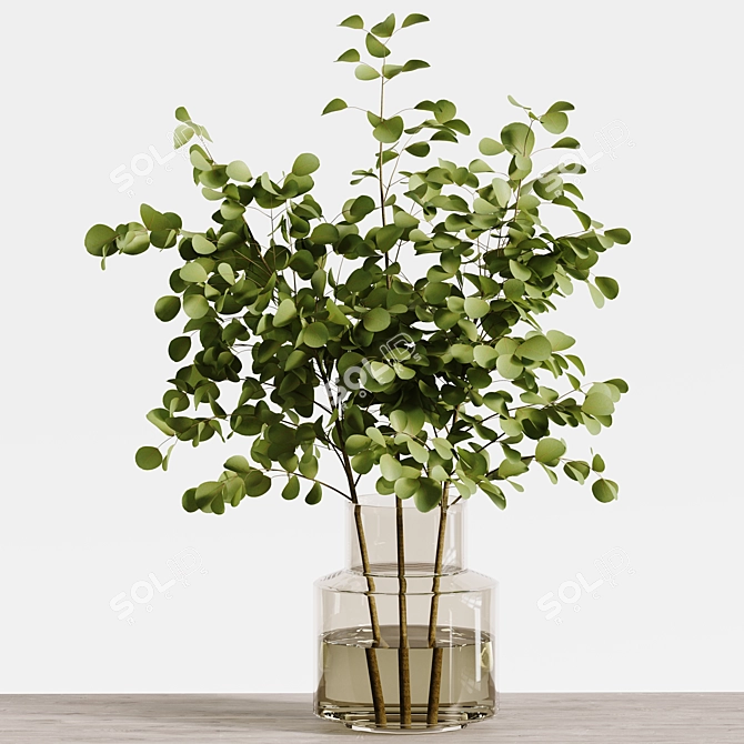 Elegant Bouquet H4 Collection 3D model image 4