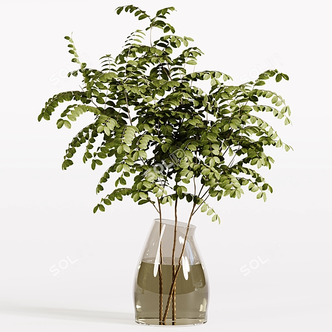 Elegant Bouquet H4 Collection 3D model image 5