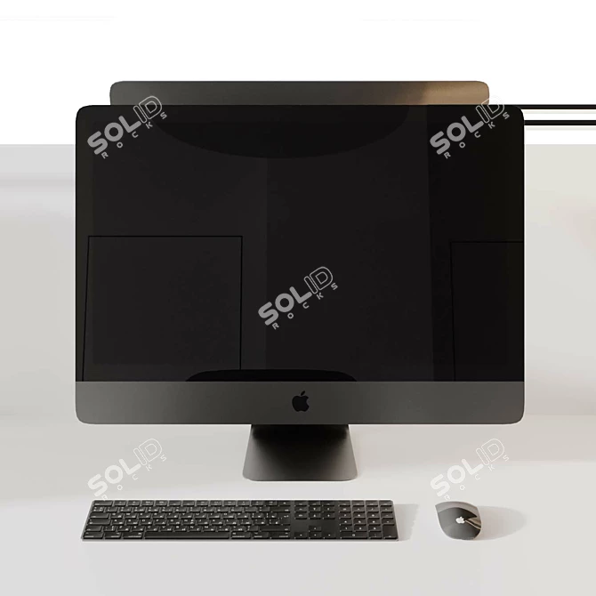 Zamm Desk & Mayo Chair 3D model image 4