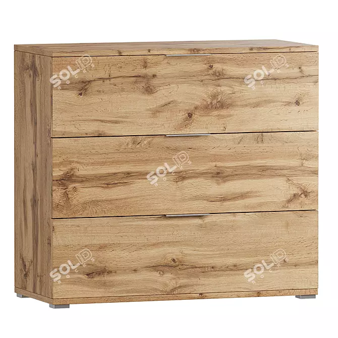 Modern Boston Chest AL102 3D model image 2