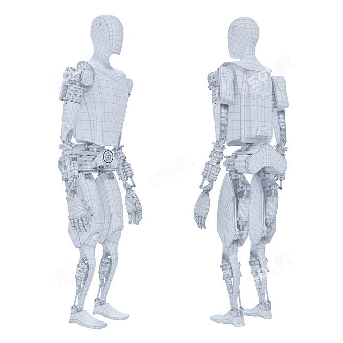  Virtual Robot 3D Models Archive 3D model image 4