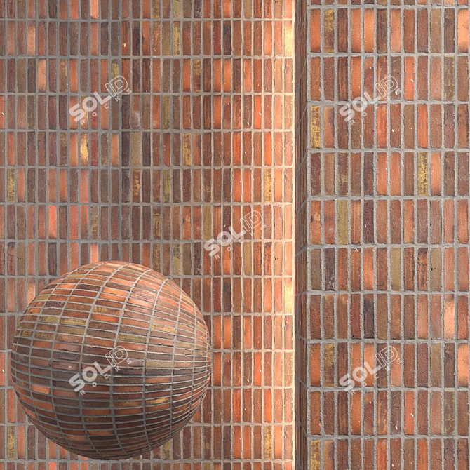 Seamless Texture Pack with Displacement 3D model image 1