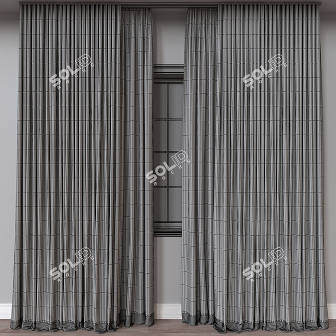 Versatile 3D Curtain Model, 117574 Polygons 3D model image 4