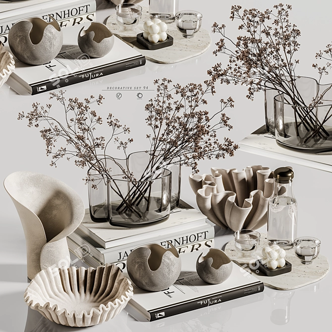 Luxury Decor Set for Rendering 3D model image 9