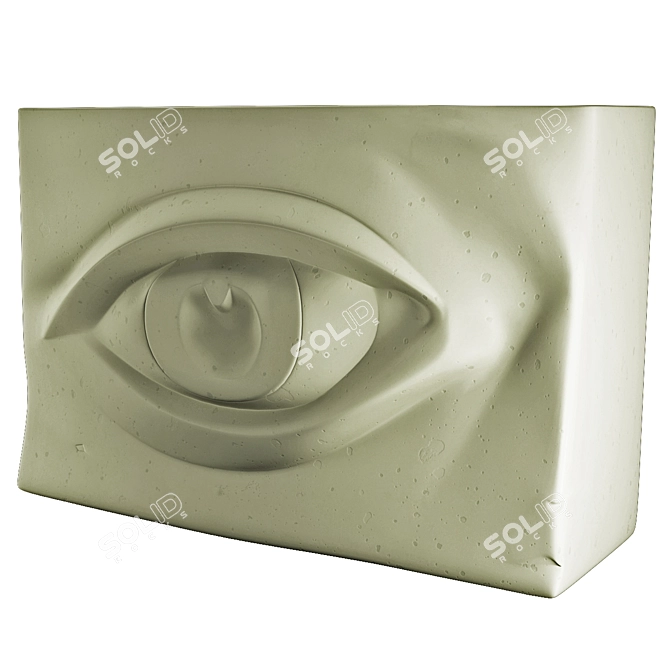 Eyes Figure Planter Pot 3D 3D model image 2